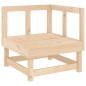 Preview: 11-tlg. Garten-Lounge-Set Massivholz Kiefer