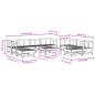 Preview: 11-tlg. Garten-Lounge-Set Massivholz Kiefer