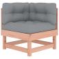 Preview: 7-tlg. Garten-Lounge-Set mit Kissen Massivholz Douglasie