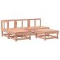 Preview: 5-tlg. Garten-Lounge-Set mit Kissen Massivholz Douglasie