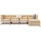 Preview: ARDEBO.de - 5-tlg. Garten-Sofagarnitur Massivholz Kiefer