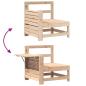 Preview: 10-tlg. Garten-Sofagarnitur Massivholz Kiefer