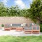 Preview: ARDEBO.de - 10-tlg. Garten-Lounge-Set mit Kissen Massivholz Douglasie