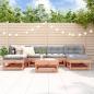 Preview: ARDEBO.de - 7-tlg. Garten-Lounge-Set Massivholz Douglasie