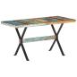Preview: Esstisch 140x70x76 cm Altholz Massiv