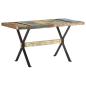 Preview: Esstisch 140x70x76 cm Altholz Massiv
