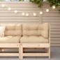 Preview: ARDEBO.de - Ecksofa mit Kissen Massivholz Kiefer