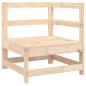 Preview: Ecksofa mit Kissen Massivholz Kiefer