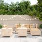Preview: 7-tlg. Garten-Sofagarnitur Massivholz Kiefer