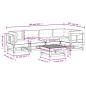 Preview: 6-tlg. Garten-Lounge-Set mit Kissen Massivholz Douglasie