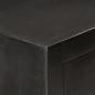 Preview: Schubladenschrank Schwarz Golden 45x30x105cm Mangoholz