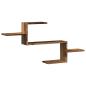 Preview: Wandregal Altholz-Optik 104x15x49 cm Holzwerkstoff
