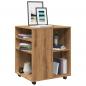 Preview: ARDEBO.de - Rollschrank Artisan-Eiche 60x53x72 cm Holzwerkstoff