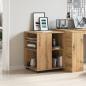 Preview: Rollschrank Artisan-Eiche 60x53x72 cm Holzwerkstoff