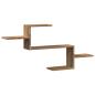 Preview: Wandregal Artisan-Eiche 104x15x49 cm Holzwerkstoff