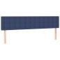 Preview: Boxspringbett mit Matratze Blau 120x190 cm Stoff