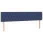Preview: Boxspringbett mit Matratze Blau 120x190 cm Stoff
