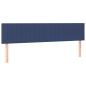 Preview: Boxspringbett mit Matratze Blau 120x190 cm Stoff