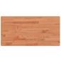 Preview: Tischplatte 100x50x1,5 cm Rechteckig Massivholz Buche