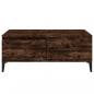 Preview: Couchtisch Räuchereiche 90x50x36,5 cm Holzwerkstoff
