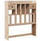 Preview: Massivholzbett mit Regal ohne Matratze 90x190 cm Kiefer