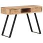Preview: ARDEBO.de - Schreibtisch 107x45x79 cm Massivholz Akazie Lebendige Kanten