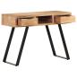 Preview: Schreibtisch 107x45x79 cm Massivholz Akazie Lebendige Kanten