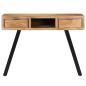 Preview: Schreibtisch 107x45x79 cm Massivholz Akazie Lebendige Kanten