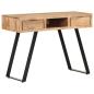 Preview: Schreibtisch 107x45x79 cm Massivholz Akazie Lebendige Kanten