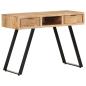 Preview: Schreibtisch 107x45x79 cm Massivholz Akazie Lebendige Kanten