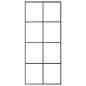 Preview: Schiebetür Schwarz 90x205 cm ESG-Glas und Aluminium