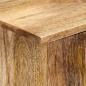 Preview: Highboard 80x30x95 cm Massives Raues Mangoholz