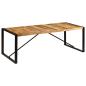Preview: Esstisch 220x100x75 cm Massivholz Mango