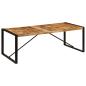 Preview: Esstisch 220x100x75 cm Massivholz Mango