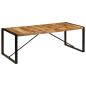 Preview: Esstisch 220x100x75 cm Massivholz Mango