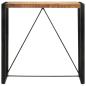 Preview: ARDEBO.de - Bartisch 110x55x110 cm Massives Raues Mangoholz