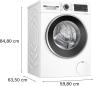 Preview: Bosch WNG24442 Serie 6 9/6 kg Waschtrockner, 1400 U/Min, 60 cm breit, Fleckenautomatik, AquaStop, Nachlegefunktion, weiß/schwarz