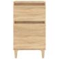 Preview: Nachttisch Sonoma-Eiche 40x35x70 cm