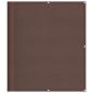 Preview: Balkon-Sichtschutz Braun 120x1000 cm 100 % Polyester-Oxford
