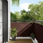 Preview: ARDEBO.de - Balkon-Sichtschutz Braun 90x1000 cm 100 % Polyester-Oxford