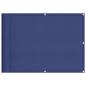 Preview: Balkon-Sichtschutz Blau 75x700 cm 100 % Polyester-Oxford