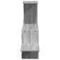 Preview: Wandregal Grau Sonoma 104x15x49 cm Holzwerkstoff
