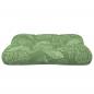 Preview: Palettenkissen Blattmuster 60x61,5x10 cm Oxford-Gewebe