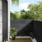 Preview: ARDEBO.de - Balkon-Sichtschutz Anthrazit 120x800 cm 100 % Polyester-Oxford
