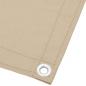 Preview: Balkon-Sichtschutz Beige 120x800 cm 100 % Polyester-Oxford