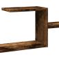 Preview: Wandregal Räuchereiche 104x15x49 cm Holzwerkstoff