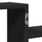 Preview: Wandregal Schwarz 104x15x49 cm Holzwerkstoff