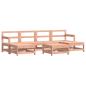 Preview: 7-tlg. Garten-Lounge-Set Massivholz Douglasie