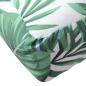 Preview: Palettenkissen Blattmuster 60x61,5x10 cm Stoff