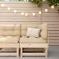 Preview: ARDEBO.de - Ecksofa mit Kissen Massivholz Kiefer